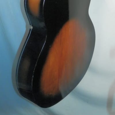 Decca Hollow Body Archtop Acoustic Guitar Made in Japan Sunburst vintage image 14