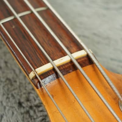 1966 Fender Precision Bass Original Fiesta Red + OHSC image 18