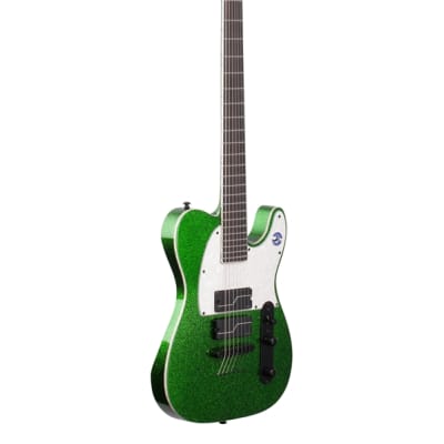 ESP LTD Stephen Carpenter SC607B Guitar with Case Green Sparkle image 8
