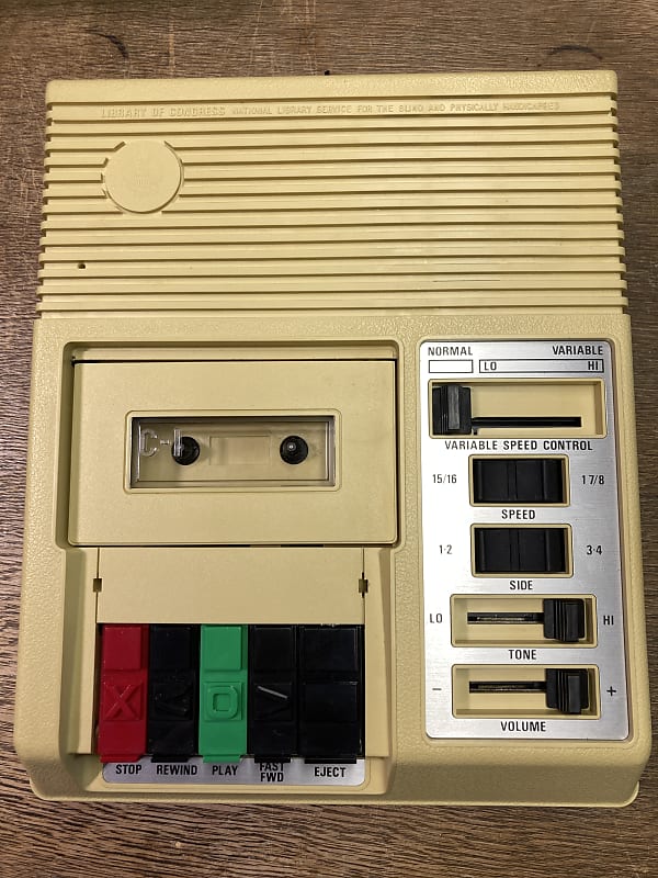 Telex C-1 Talking book hotsell variable speed tabe deck