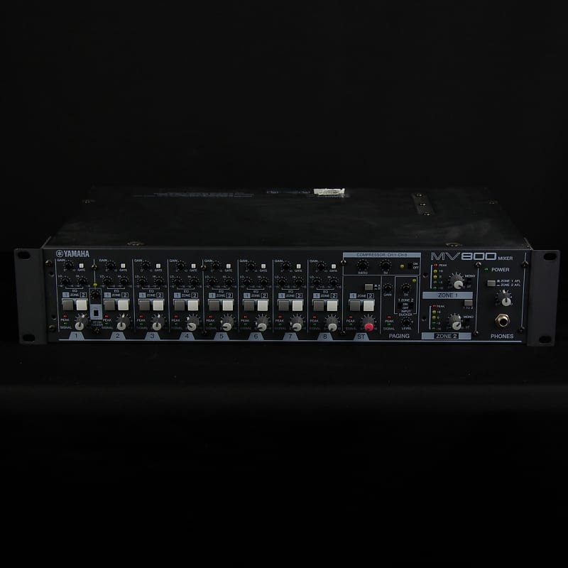 Used Yamaha MV800 8 Channel Rack Mixer | Reverb
