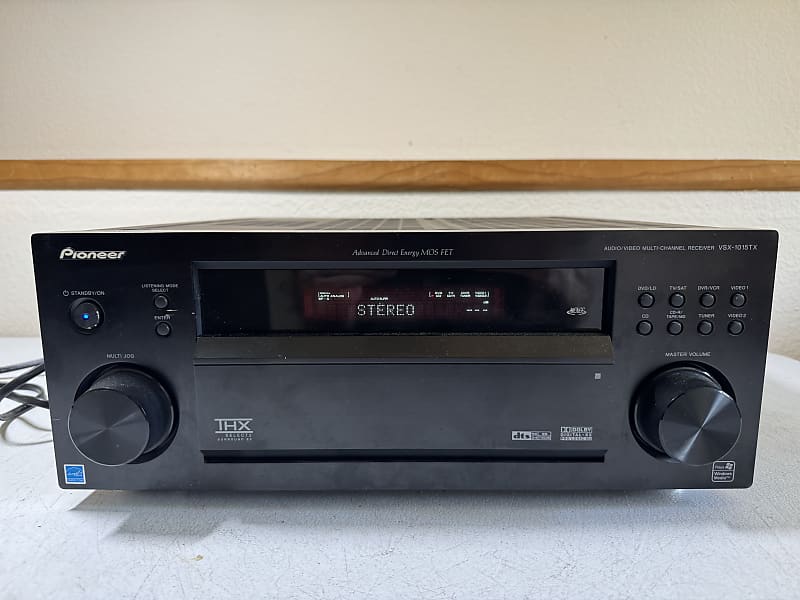 Pioneer VSX-1015TX-K Receiver HiFi Stereo 7.1 Channel Home Theater THX Audio  			
