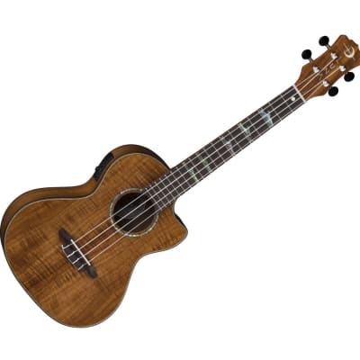 Luna Uke High Tide Concert Koa w/Preamp, Left Handed UKE HTC KOA L