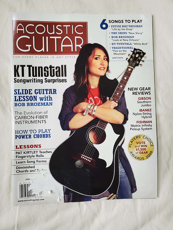 Acoustic Guitar Magazine Back Issue July 2008 Reverb