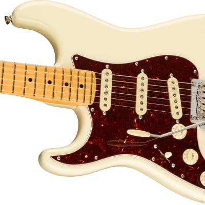 Fender American Professional II Stratocaster Left Handed Maple Fingerboard - Olympic White-Olympic White image 5