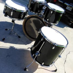 Ludwig 100th Anniversary Edition Element Series, Piano Black 5pc Power Tom Shell Pack! $375.00 image 3