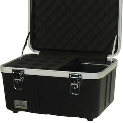 Grundorf ABS Series Mic Case, 12 Mics  ABS-MC12CB