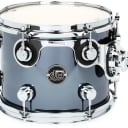 DW Performance Series Mounted Tom - 8 x 10 inch - Chrome Shadow FinishPly