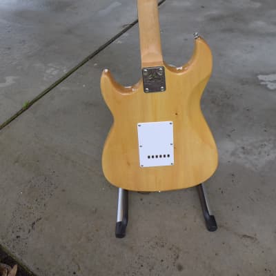 Natural Maple Wood Electric Guitar (a real beauty, see video) image 6