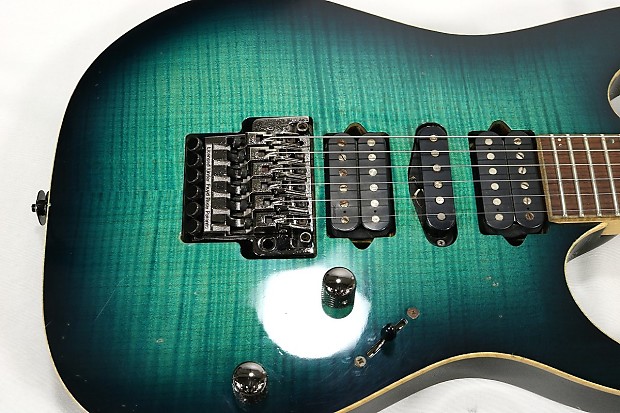 IBANEZ J.Custom RG1880 Blue Black Sunburst | Reverb