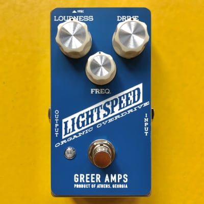 Reverb.com listing, price, conditions, and images for greer-amps-lightspeed-organic-overdrive
