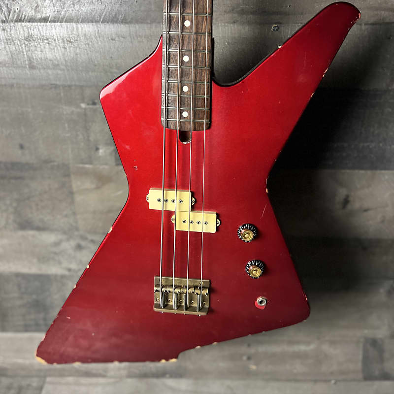 Ibanez X series Bass Four String 1983 Red