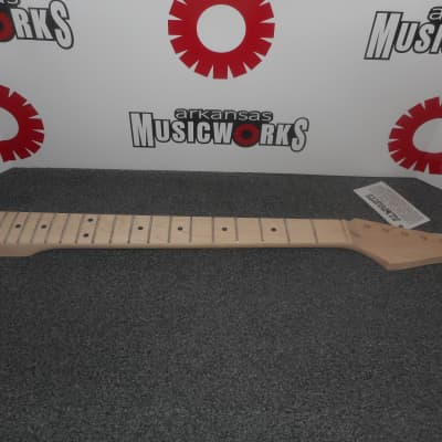 Allparts Fender Licensed Neck For Stratocaster, 22 Frets, Solid Maple - #SMO