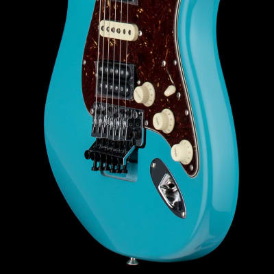 Fender Custom Shop Empire 67 Super Stratocaster HSH Floyd Rose NOS - Taos Turquoise #15537 image 7