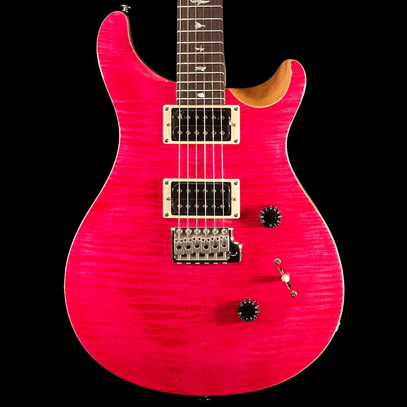 PRS SE Custom 24 Guitar in Bonnie Pink