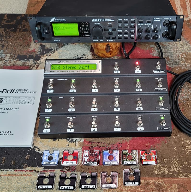 Fractal Audio Axe FX II Mark 2 w/MFC-101 MkII Foot