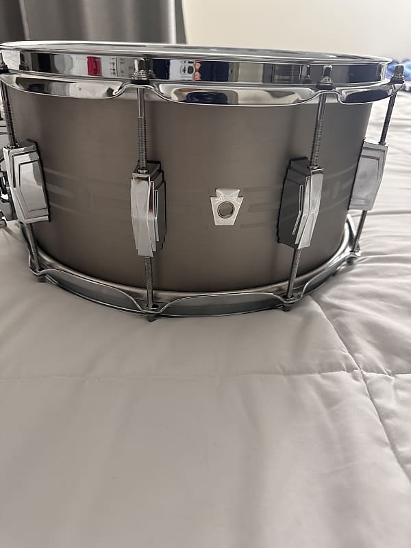 Snare Drum Ludwig Heirloom Stainless Steel 14x07 Reverb
