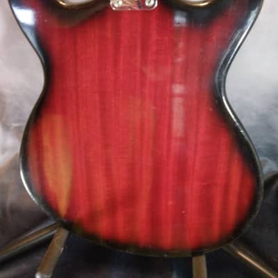 Kawai Vintage Prestige Electic Guitar 1960s - Red Burst image 13
