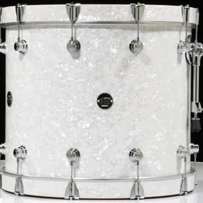 DW Performance Series 6pc Drum Kit White Marine 10/12/14/16/22/14SD image 8