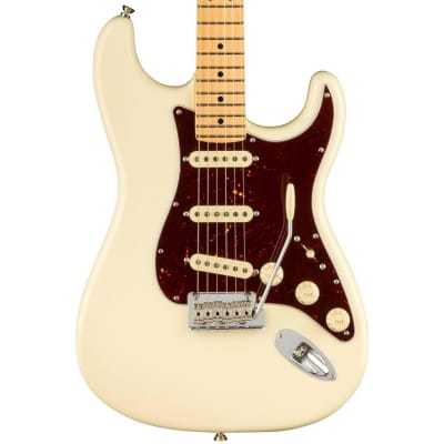 Fender American Professional II Stratocaster Electric Guitar (Olympic White, Maple Fretboard) image 1