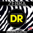 DR Strings Zebra Acoustic-Electric Light ZAE10
