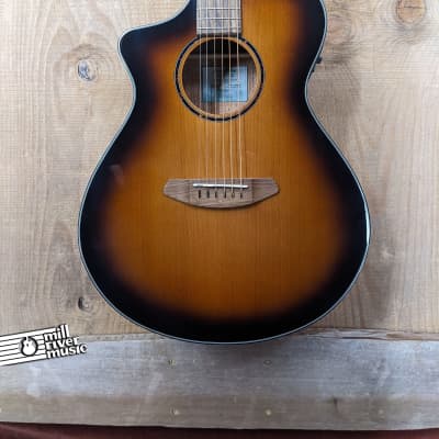 Breedlove Discovery S Concert Edgeburst LH CE Red cedar-African mahogany image 1