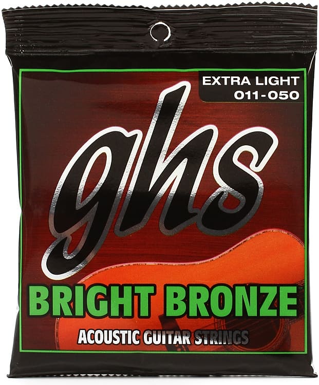 GHS Bright Bronze Acoustic Guitar Strings BB20X extra light gauge 11-50 image 1