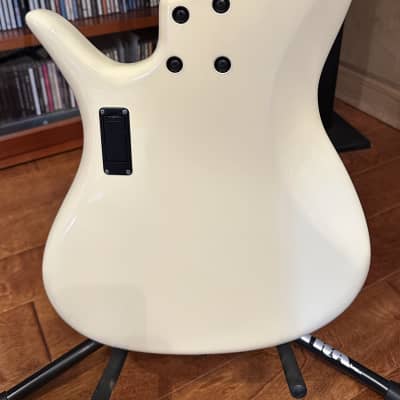 F Bass VF5-PJ 2020 - Olympic White 2020 NAMM Bass image 7