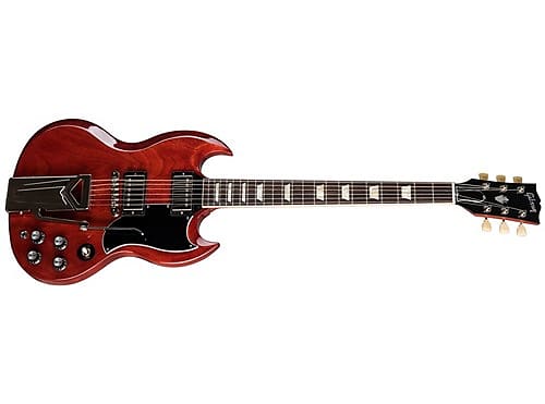 Gibson SG Standard '61 Sideways Vibrola Electric Guitar (Vintage Cherry) image 1
