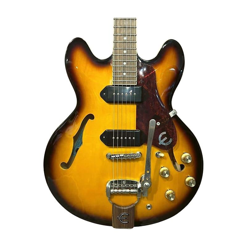専用　Epiphone LIMITED MODEL CASINO エピフォン Amazon.com: Epiphone Casino Hollowbody Worn, Ebony : Musical