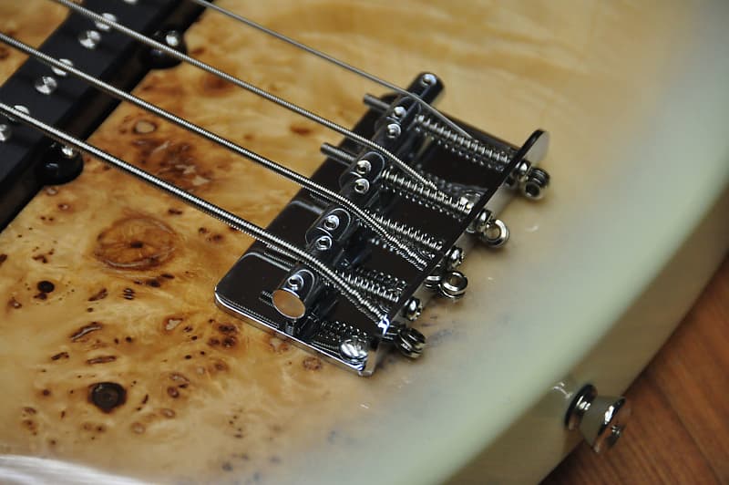 Bacchus Universe Series Jazz Bass Burl Top Active