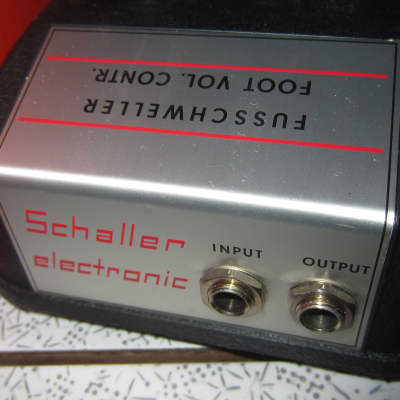 Vintage Circa 1968 Schaller F-121 Volume Foot Controller Black w Box image 4