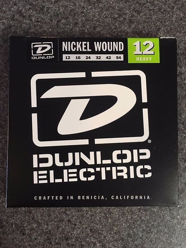 Dunlop DEN1254 Nickel-Plated Steel Heavy .012-.054 Electric Guitar Strings image 1