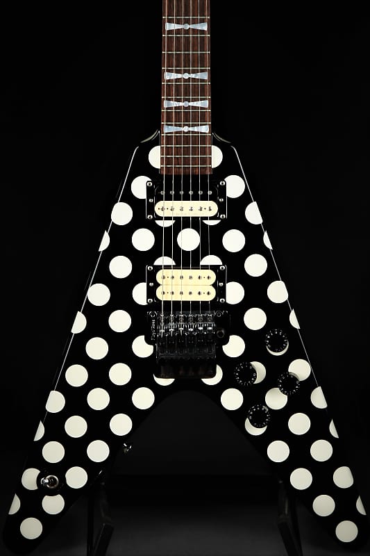 Jackson Limited Edition Randy Rhoads Polka Dot Flying V #23/150 1998 |  Reverb