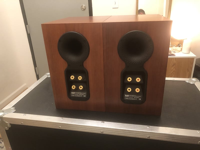 Bowers & Wilkins CM2 Bookshelf Speakers in RARE Blonde Maple Finish