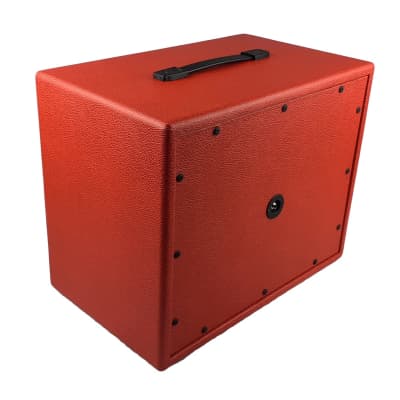 G&A 1x12 Compact  Red /Black Unloaded guitar cabinet image 6