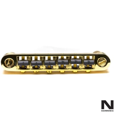 Graph Tech Resomax NV2 6mm Tune-o-matic bridge - Gold - PS-8863-G0 image 3