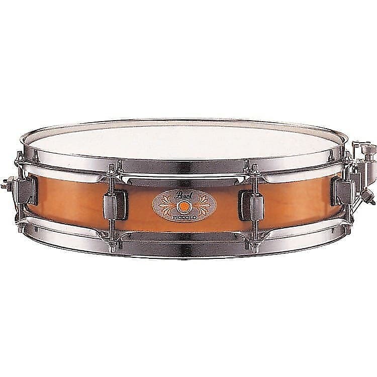 Pearl M1330114 3x13" Piccolo Maple Snare Drum in Liquid Amber image 1