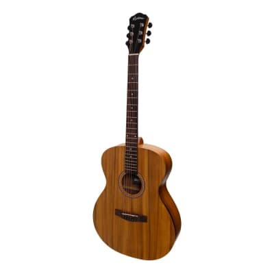Martinez Acoustic-Electric Small Body Guitar with Built-In Tuner (Koa) for sale