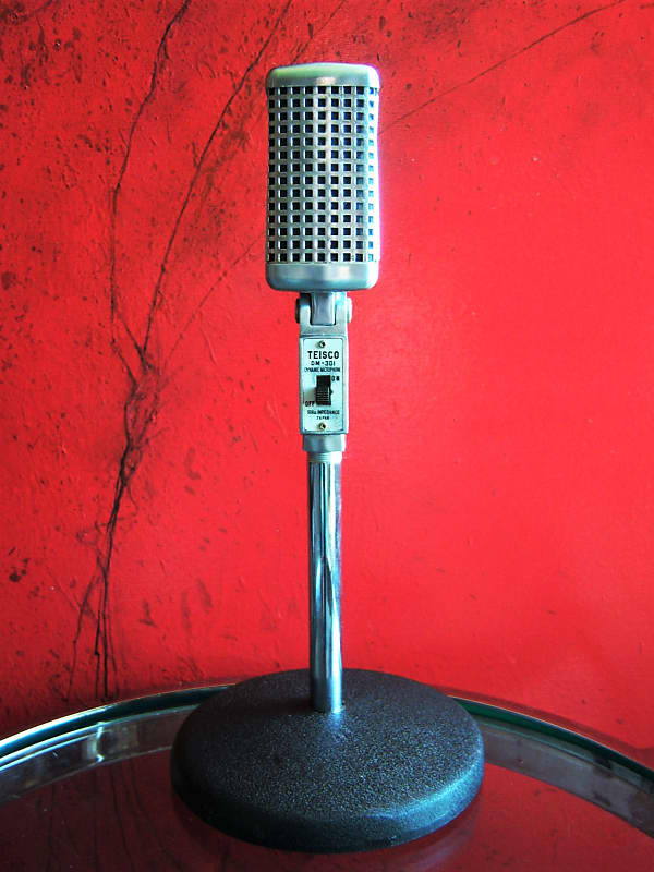 Vintage Calrad offers DM-12 Dynamic Microphone Made In Japan 1960's Slim PROP ONLY Not Working