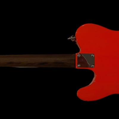 T Style Esquire Parstcaster - Fiesta Red - 2024 - Solid Rosewood Neck - GFS Rail Humbucker - Fender GigBag image 5