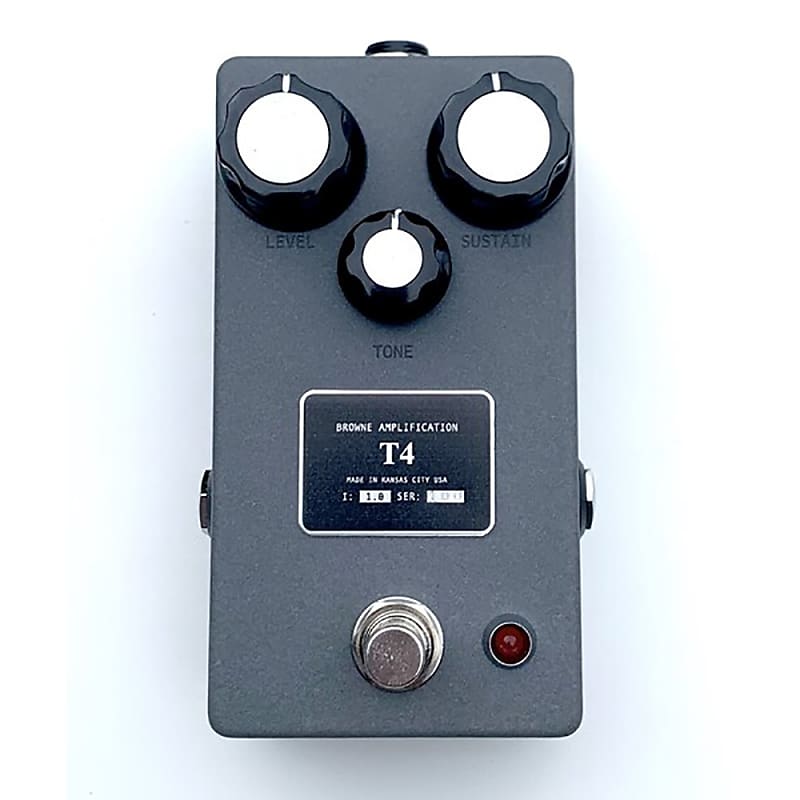 Browne Amplification T4 Fuzz 9v Guitar Effects Pedal image 1