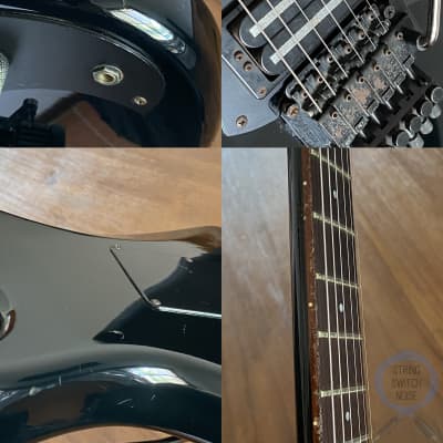 Aria Pro II Guitar, RS Hellcat, SUPER STRAT, Black, MIJ, 1986 image 9