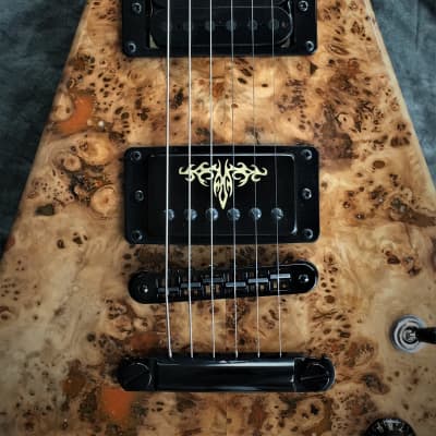 🔥ON-SALE! Black Diamond Colossus  Flying V (offset points) Custom Guitar Hand Crafted image 5