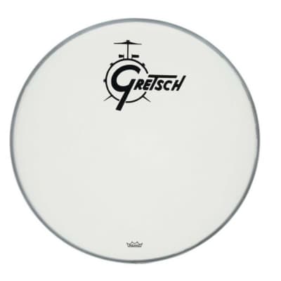 Gretsch GRDHCW18 Logo Coated Bass Drum Head - 18"