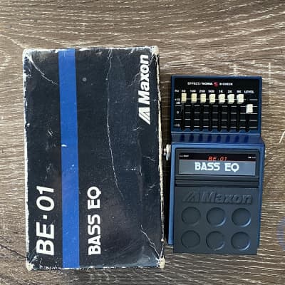 Maxon BE-01, Bass EQ, 8 Band, Made In Japan, 1980s Original Boxing, Vintage for sale