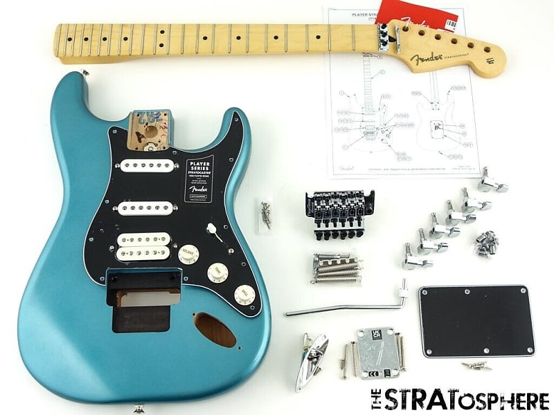 Fender Player Strat Floyd Rose HSS BODY w/ NECK, GUITAR KIT | Reverb