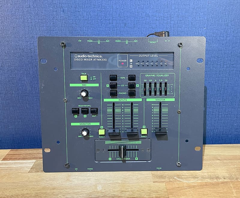 [Very Rare] Audio-Technica AT-MX33G DJ Mixer