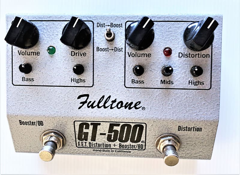 Rare Vintage Fulltone F.E.T Hi-Gain GT-500 Distortion and Overdrive Booster USA Made! image 1