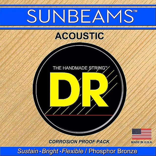DR RCA-13 Sunbeam Medium Acoustic Strings image 1